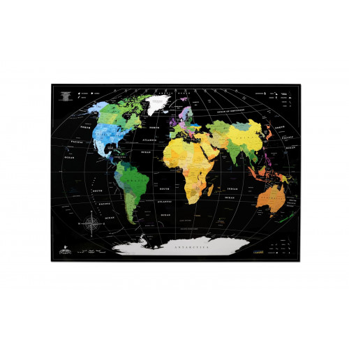 Скретч-карта ідеального світу My Map Perfect World