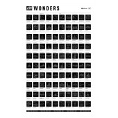 Скретч-постер Travel Map #100 Bucketlist Wonders, тубус