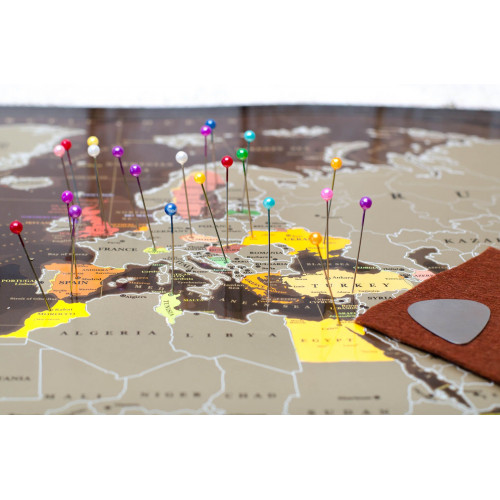 Скретч-карта світу My gift My Map Chocolate Edition