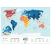 Скретч-карта Світу Travel Map Holiday Lagoon, тубус