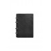 Шкіряний блокнот на кільцях у твердій чорній обкладинці 9.0 BlankNote