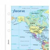 Комплект бланків Filofax Карта світу Personal