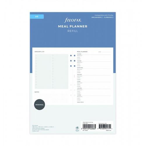 Бланки Планування харчування для органайзера Filofax A5 White