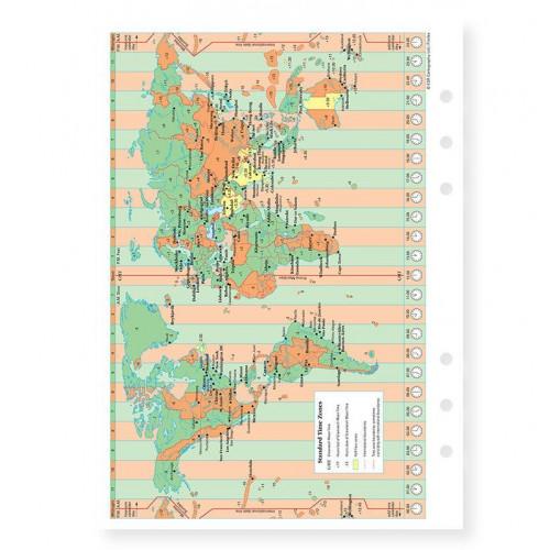 Бланки Filofax Карта світу Pocket