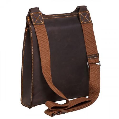 Шкіряна сумка Black Brier коричнева C-1-33