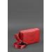 Шкіряна жіноча поясна сумка Dropbag Mini Червона
