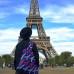 Сумка для покупок складна LOQI Travel Eiffel Tower