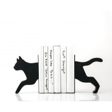Тримачі для книг Біжить Кішка (дерево)