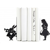 Тримачі для книг Аліса і Білий Кролик