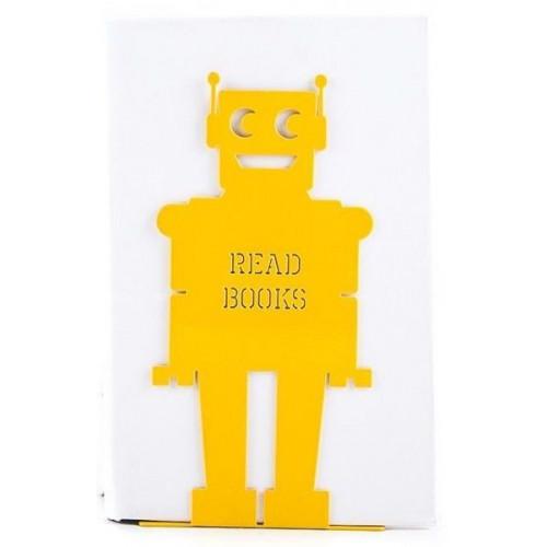 Тримач для книг Робот (жовтий)