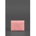 Шкіряний кард-кейс BlankNote 3.0 (Гармошка) Рожевий з мандалою