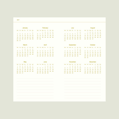 Змінний блок для блокнота Manekibook Weekday Planner Refill