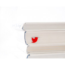 Закладка для книжок Twitter (червоний)