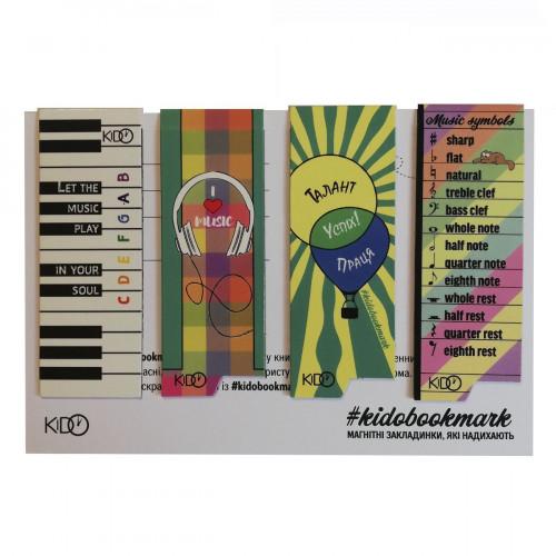 Закладка для книг магнітна KIDO "Музика"