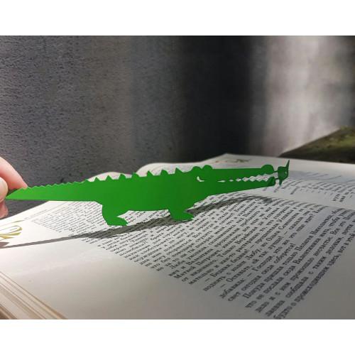 Закладка для книг Article Крокодил і пташка