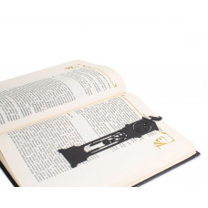 Закладка для книг Старовинний годинник з вороном