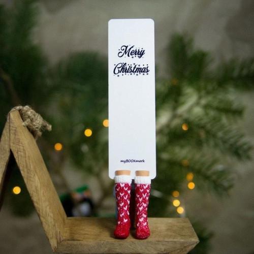 Закладка MyBOOKmark Різдвяні шкарпетки