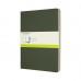 Зошит Moleskine Cahier (3шт) Великий B5 Чисті аркуші Зелений