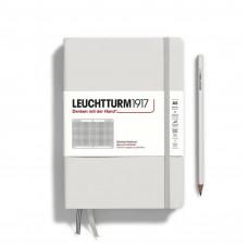 Блокнот Leuchtturm1917, Середній, Light Grey, Клітинка